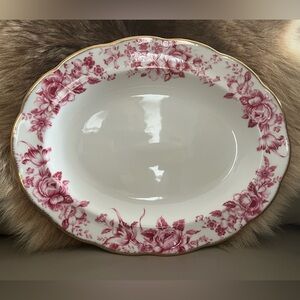 Royal Albert “Paradise” Oval Serving Platter – 13.5” Bone China, England